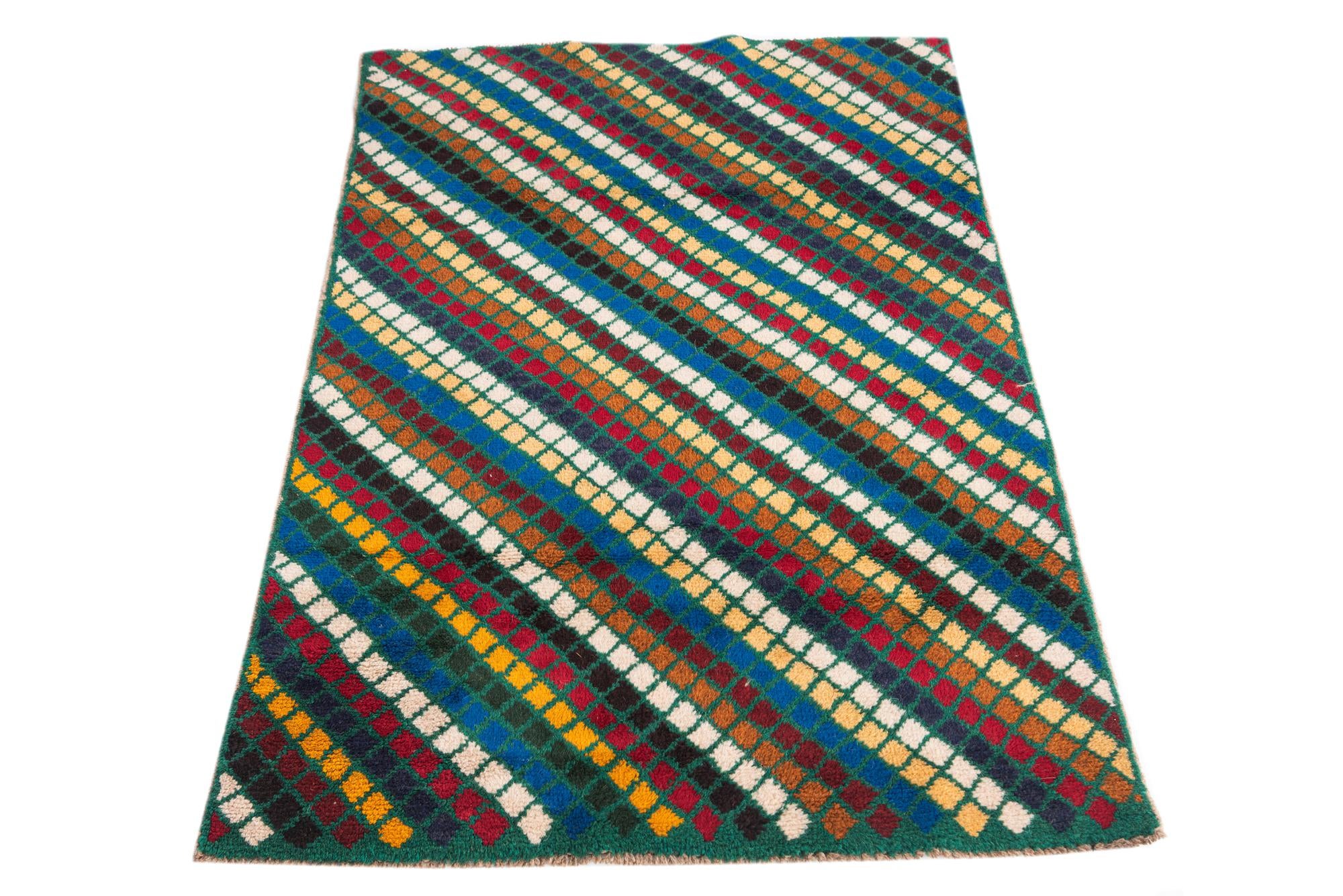 2' 10 x 4' 4 Hand Knotted Balouch Wool Rug