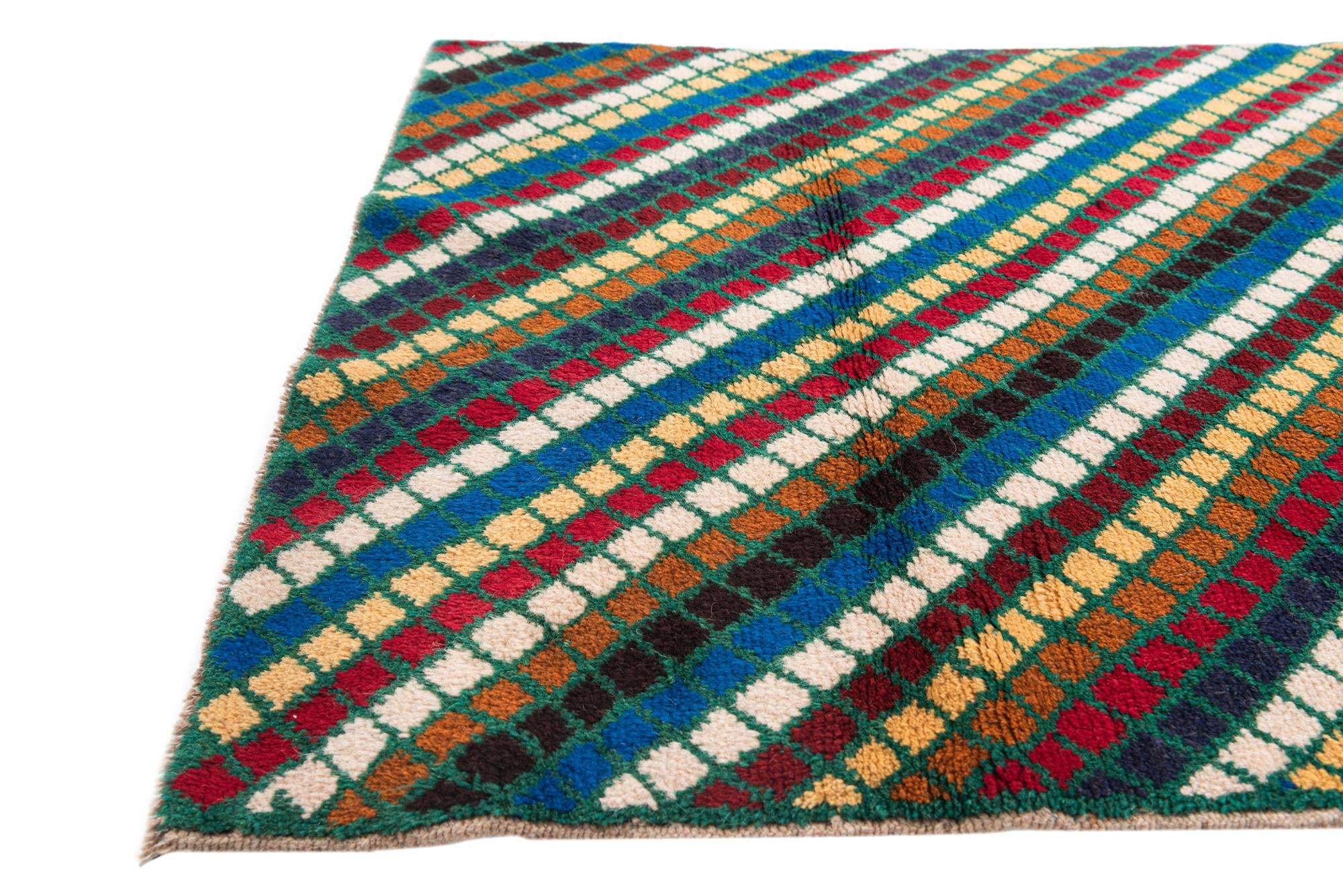 2' 10 x 4' 4 Hand Knotted Balouch Wool Rug