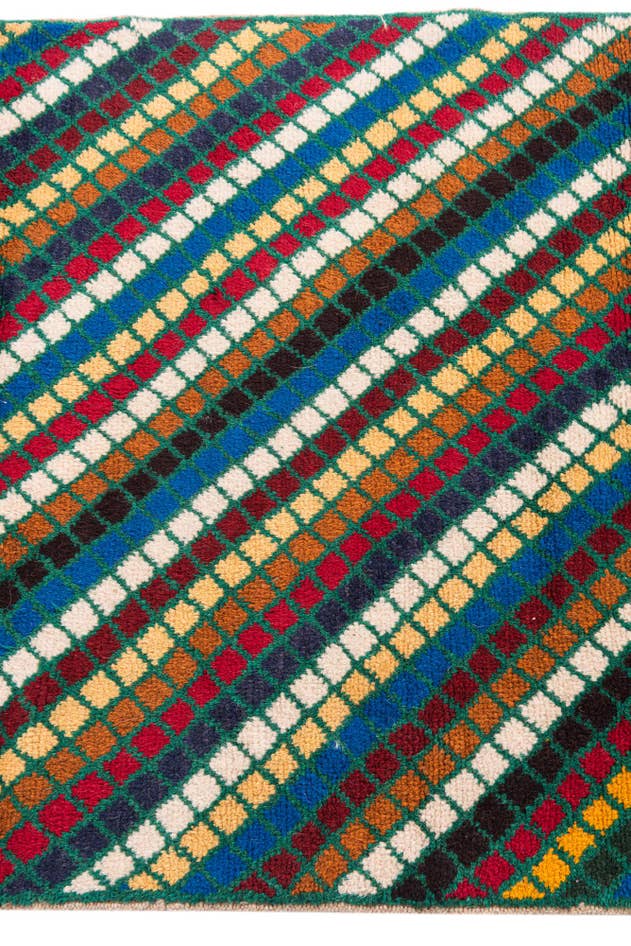 Detail image of 2' 10 x 4' 4 Hand Knotted Balouch Wool Rug
