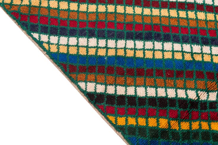 Detail image of 2' 10 x 4' 4 Hand Knotted Balouch Wool Rug