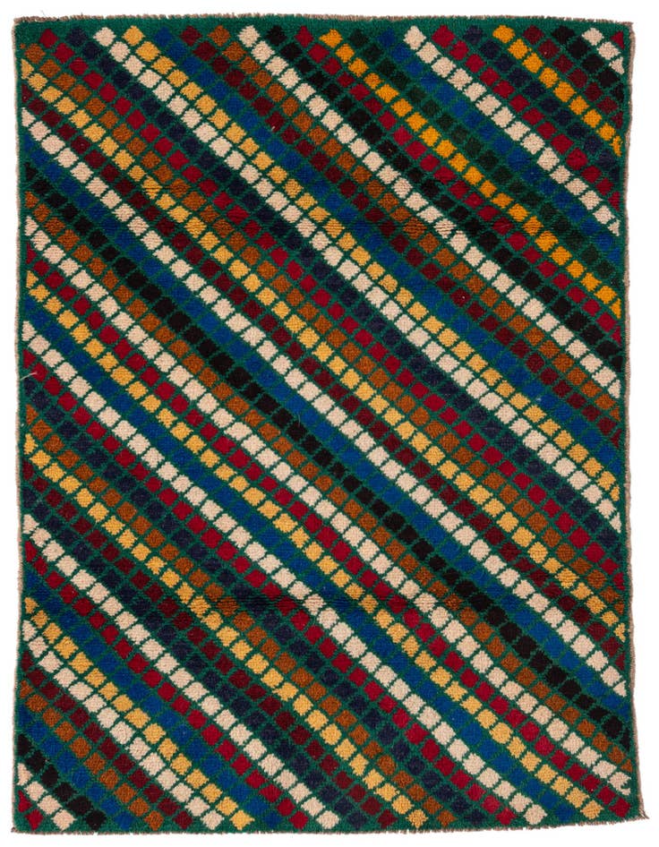 Detail image of 2' 10 x 4' 4 Hand Knotted Balouch Wool Rug