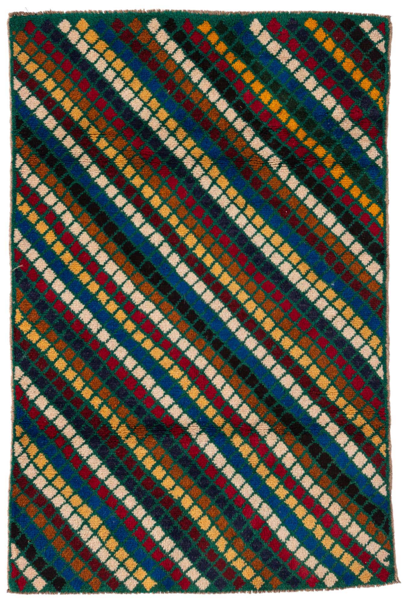2' 10 x 4' 4 Hand Knotted Balouch Wool Rug