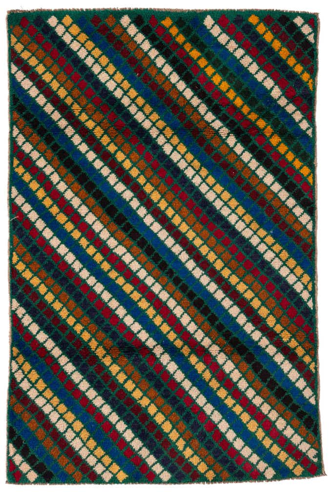 2' 10 x 4' 4 Hand Knotted Balouch Wool Rug