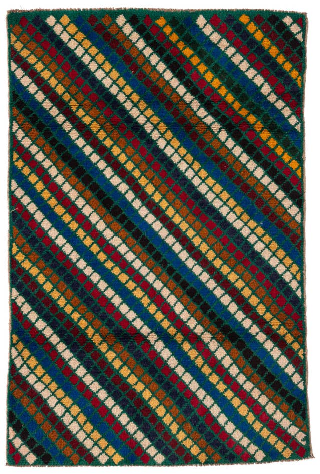 Detail image of 2' 10 x 4' 4 Hand Knotted Balouch Wool Rug