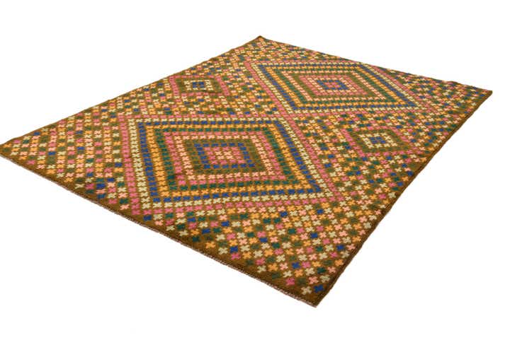 6' 1 x 8' 3 Hand Knotted Balouch Wool Rug