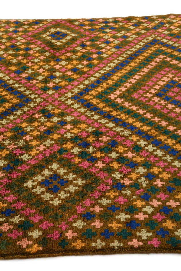 Detail image of 6' 1 x 8' 3 Hand Knotted Balouch Wool Rug