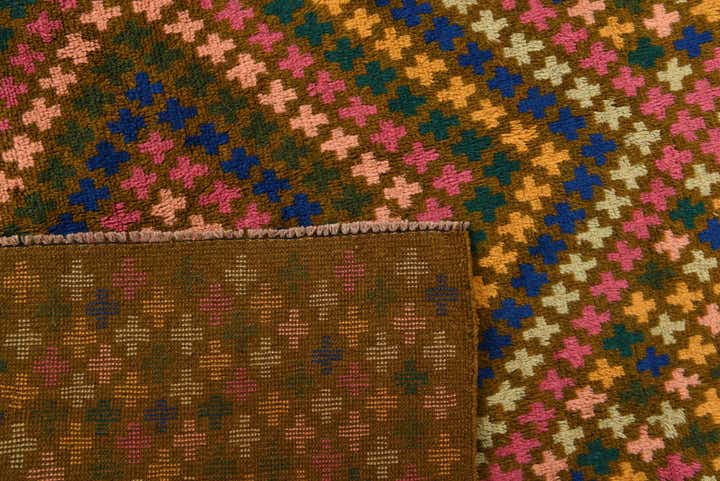 6' 1 x 8' 3 Hand Knotted Balouch Wool Rug