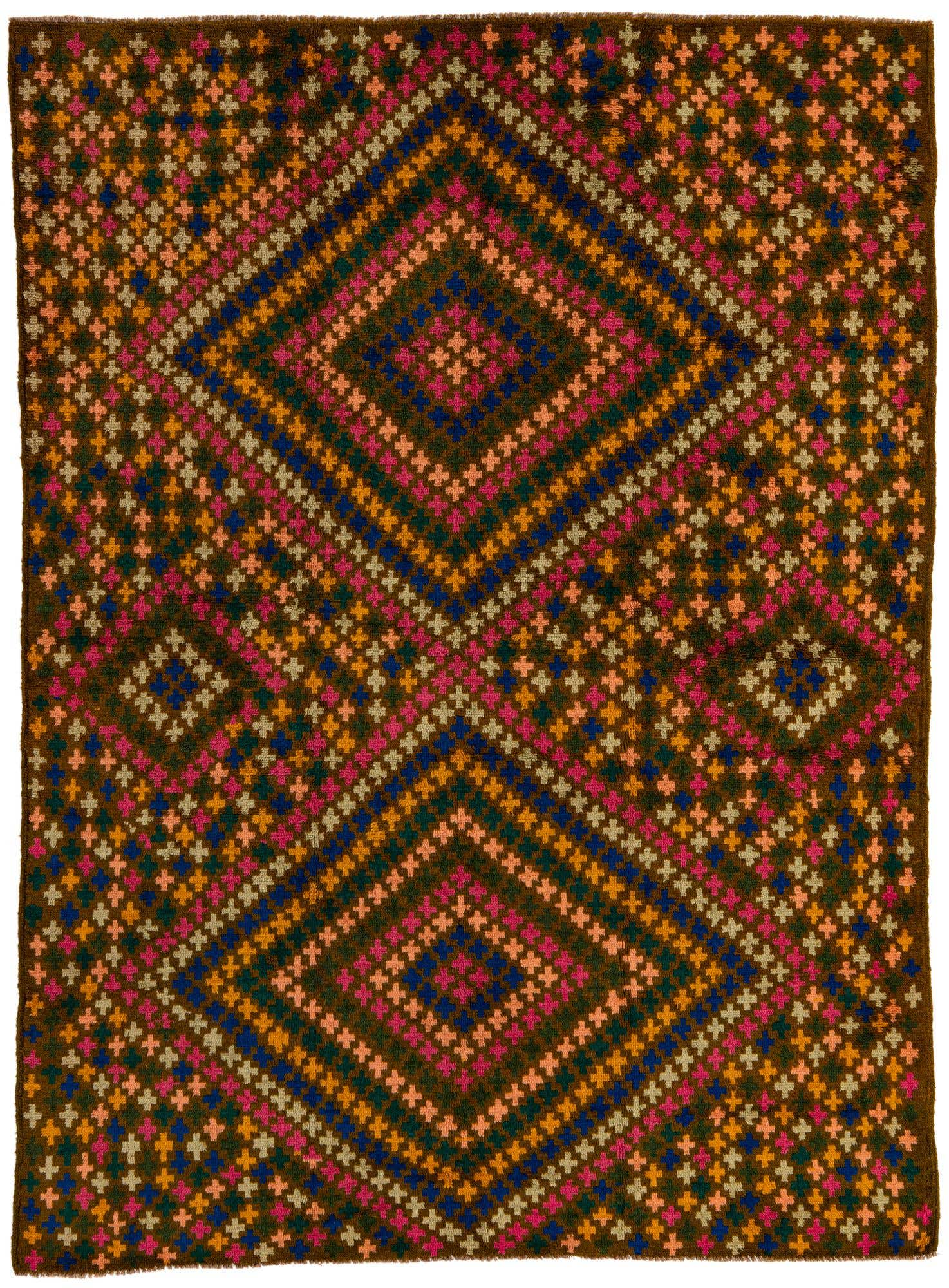 6' 1 x 8' 3 Hand Knotted Balouch Wool Rug