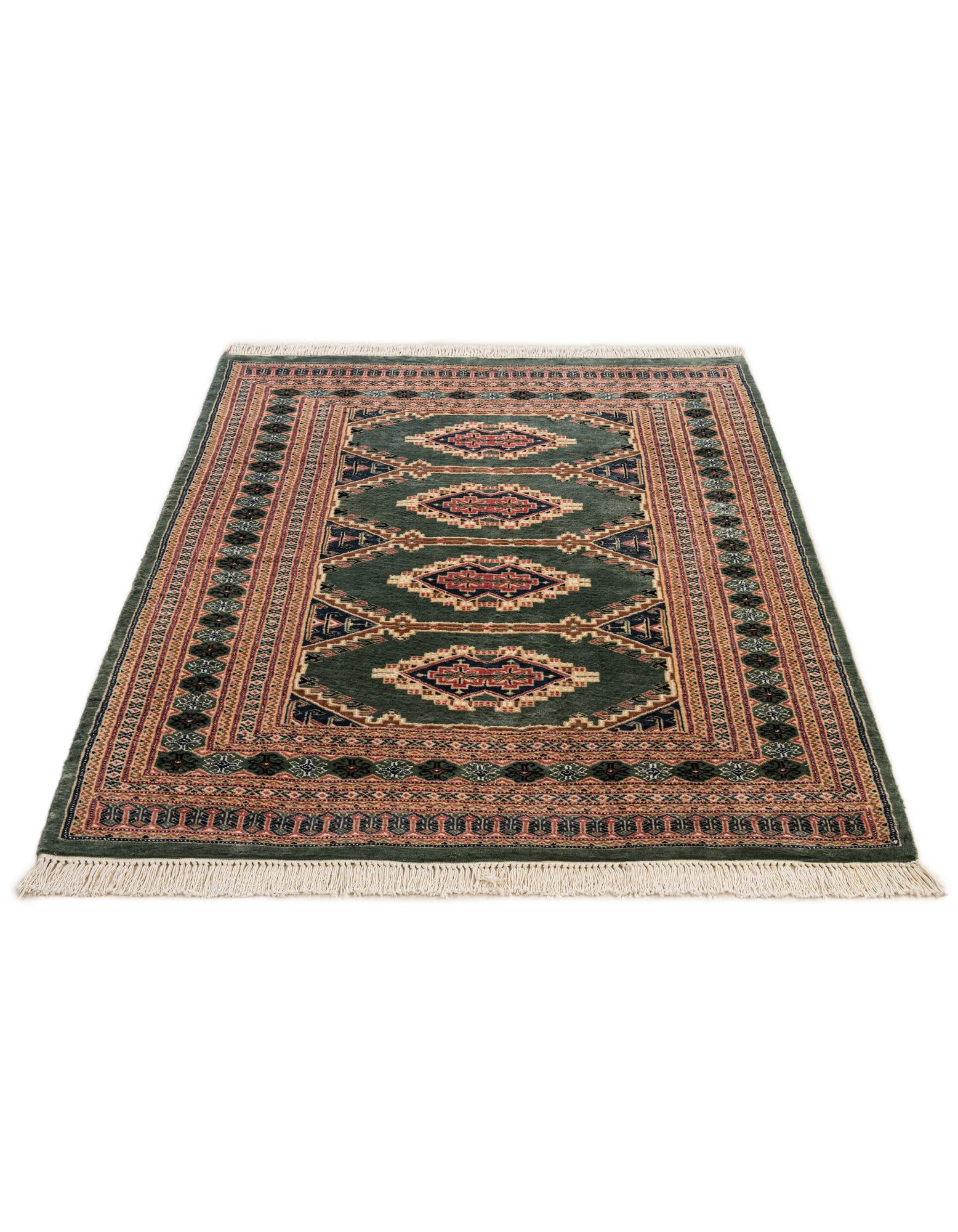 4' 2 x 5' 6 Hand Knotted Bokhara Oriental Rug