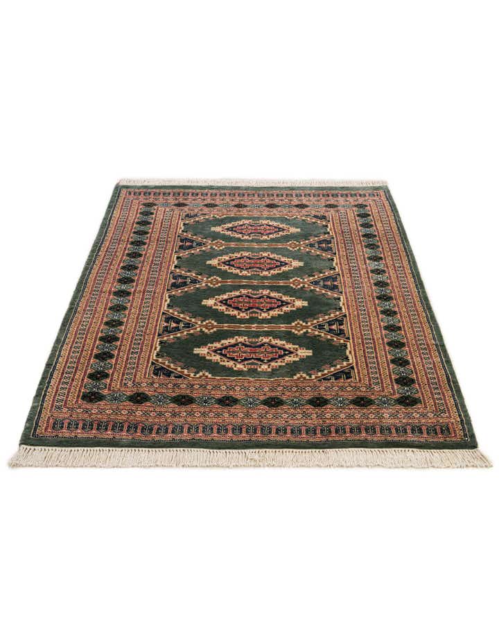 4' 2 x 5' 6 Hand Knotted Bokhara Oriental Rug