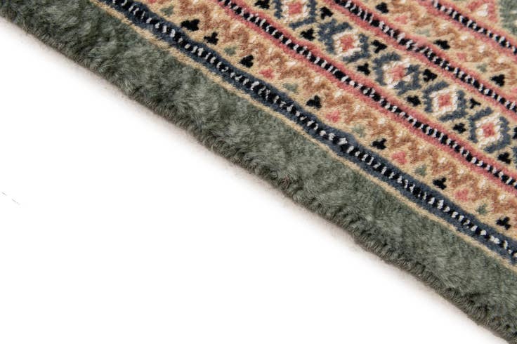 Detail image of 4' 2 x 5' 6 Hand Knotted Bokhara Oriental Rug