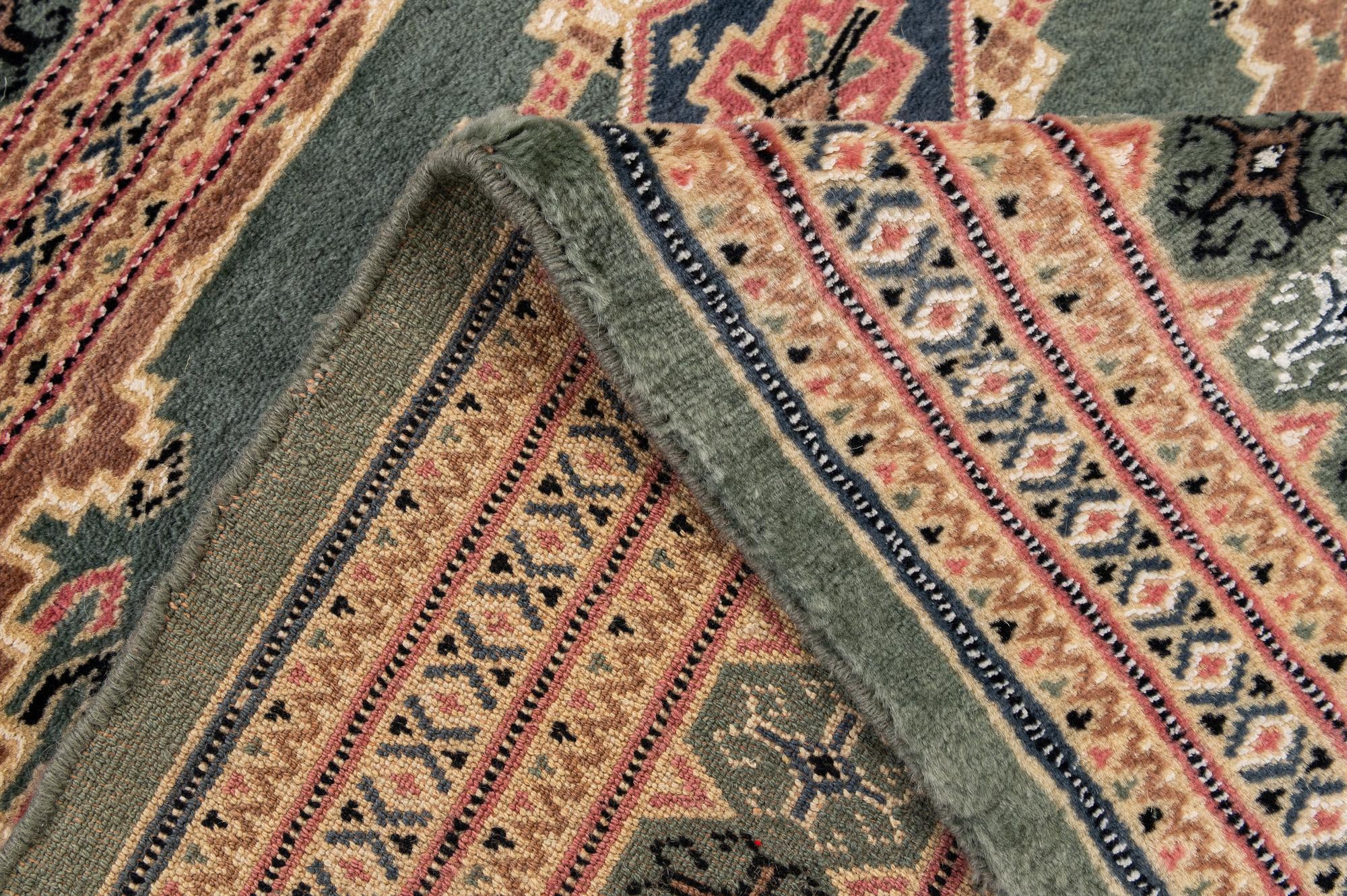 4' 2 x 5' 6 Hand Knotted Bokhara Oriental Rug