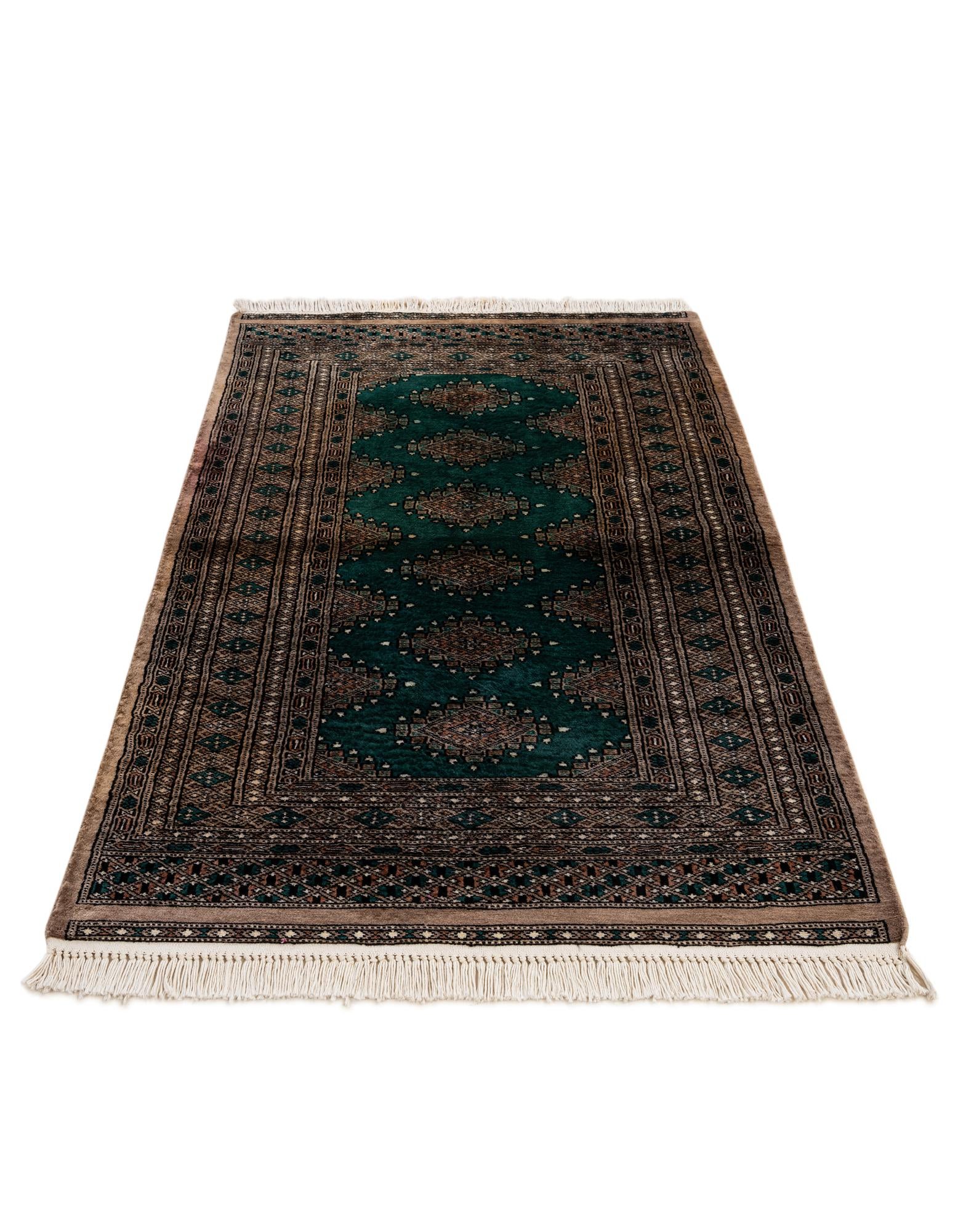 3' 2 x 5' 2 Hand Knotted Bokhara Oriental Wool Rug