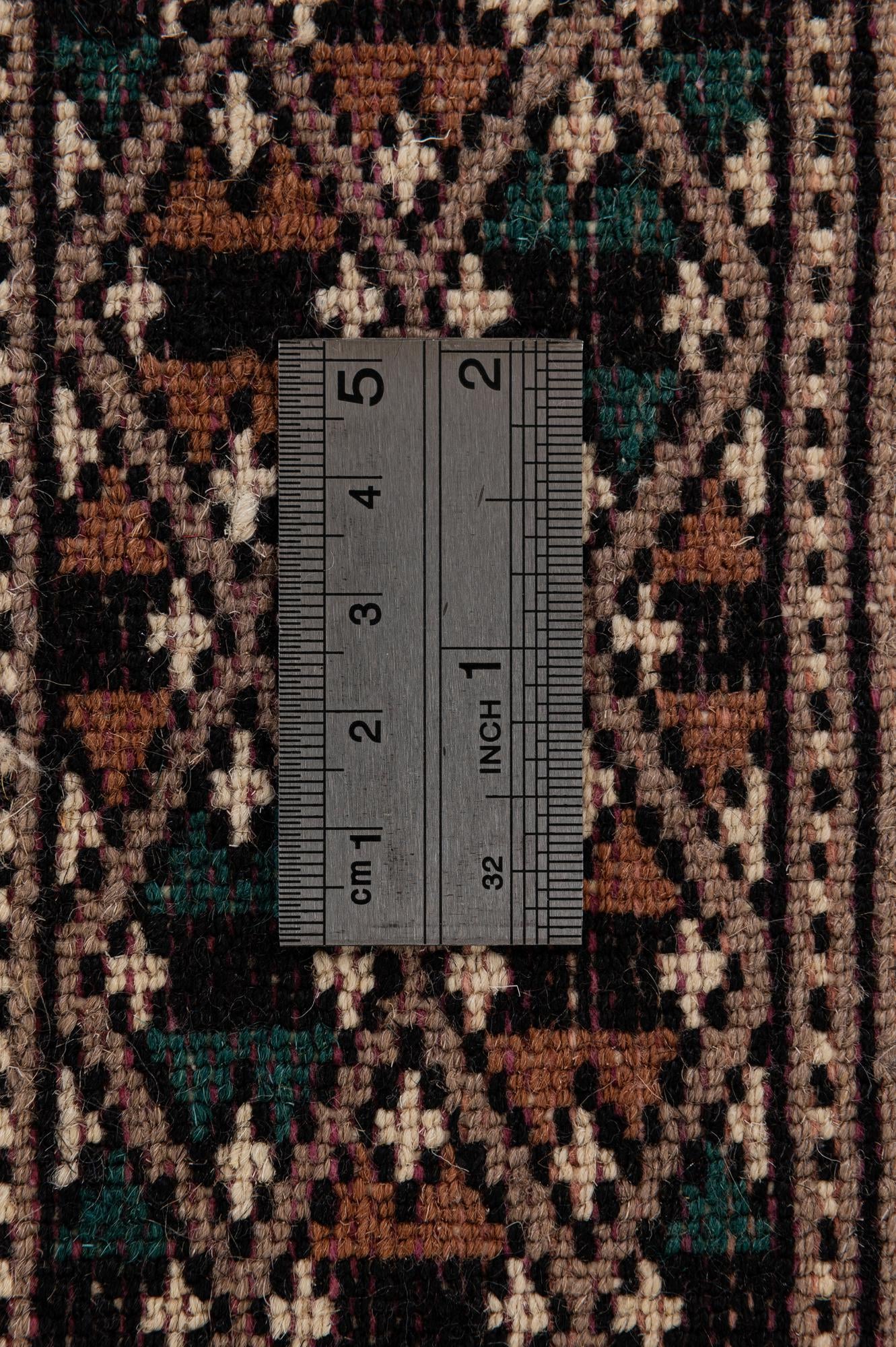 3' 2 x 5' 2 Hand Knotted Bokhara Oriental Wool Rug