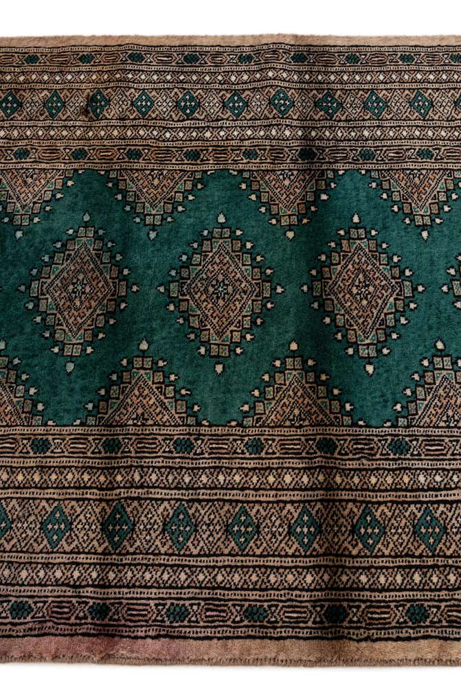 3' 2 x 5' 2 Hand Knotted Bokhara Oriental Wool Rug