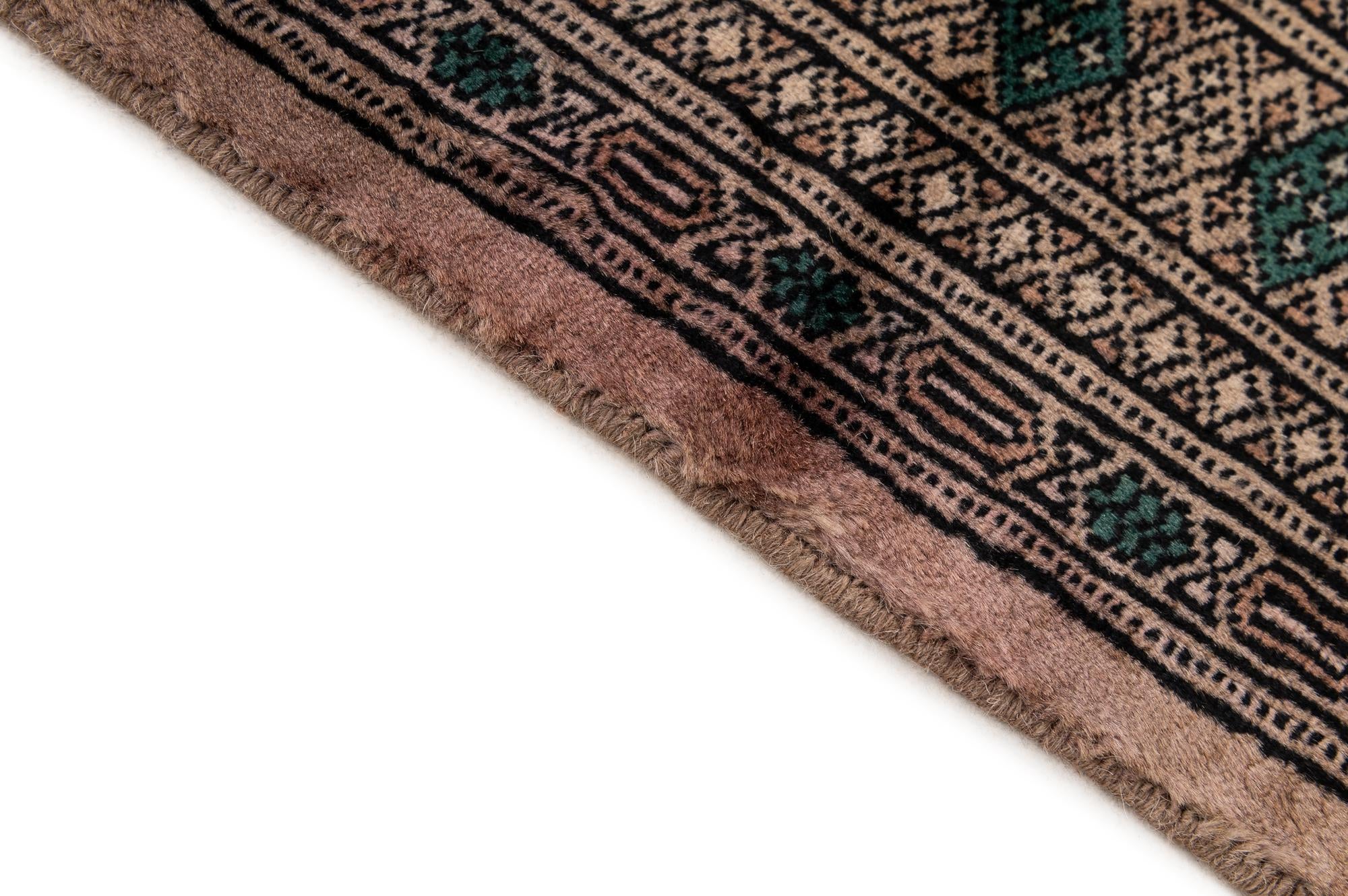 3' 2 x 5' 2 Hand Knotted Bokhara Oriental Wool Rug