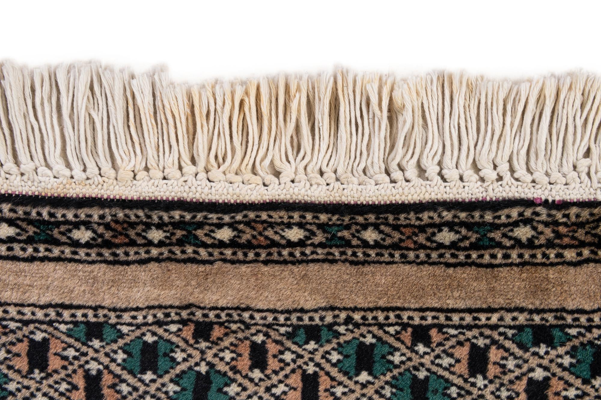 3' 2 x 5' 2 Hand Knotted Bokhara Oriental Wool Rug