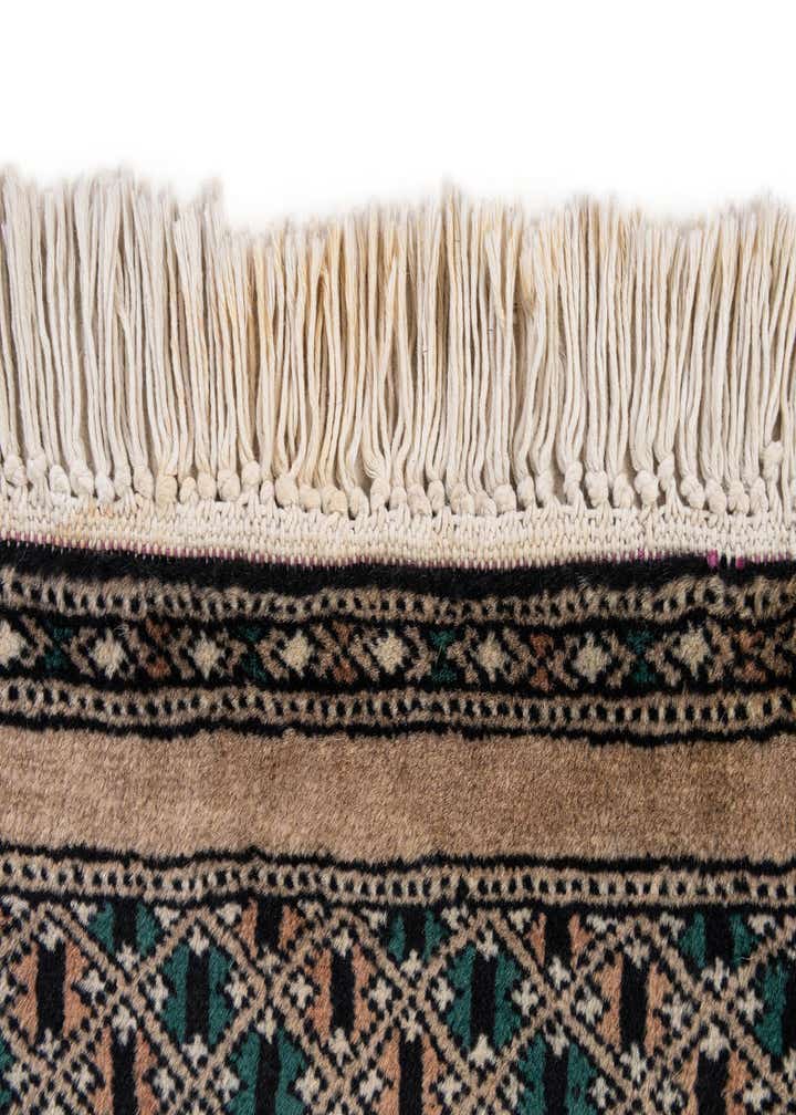 3' 2 x 5' 2 Hand Knotted Bokhara Oriental Wool Rug