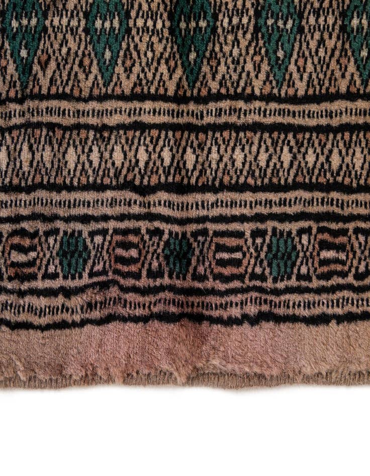 Detail image of 3' 2 x 5' 2  Hand Knotted Bokhara Oriental Wool Rug