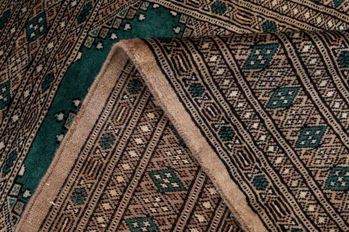 3' 2 x 5' 2 Hand Knotted Bokhara Oriental Wool Rug