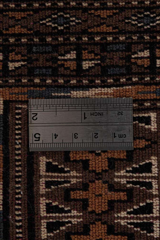 4' x 5' 10 Hand Knotted Bokhara Oriental Wool Rug