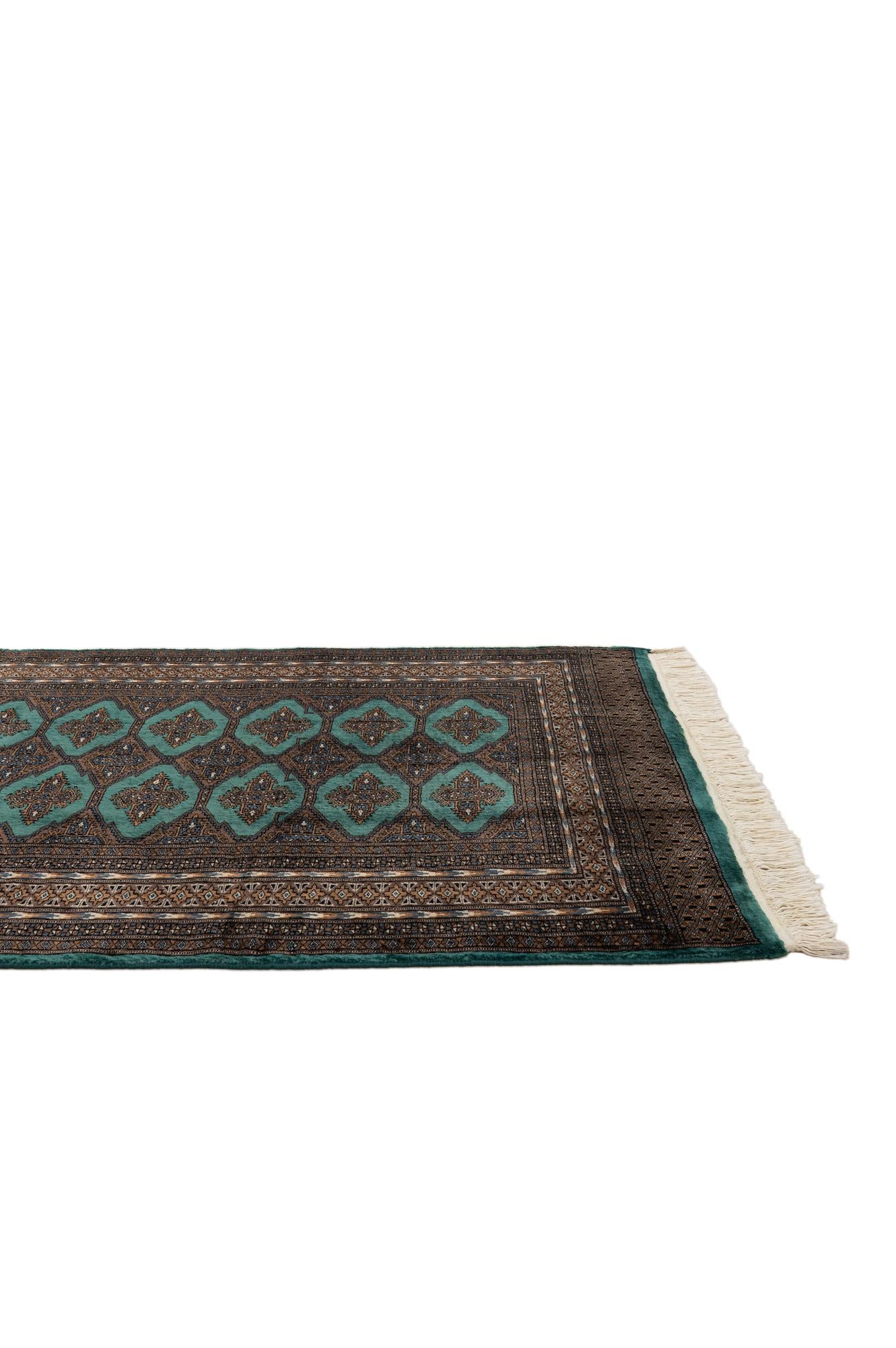 4' x 5' 10 Hand Knotted Bokhara Oriental Wool Rug