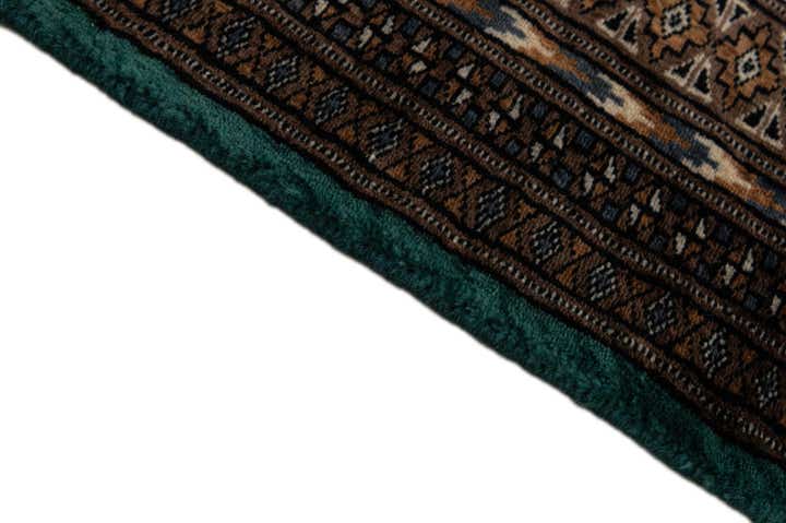 4' x 5' 10 Hand Knotted Bokhara Oriental Wool Rug