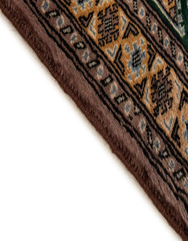 Detail image of 2' x 3'  Hand Knotted Bokhara Oriental Wool Rug