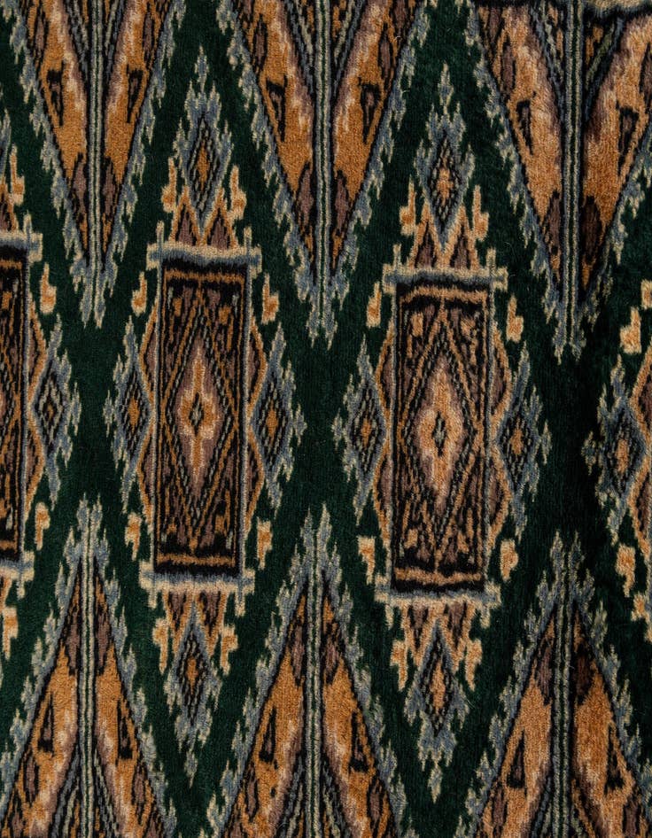 Detail image of 2' x 3'  Hand Knotted Bokhara Oriental Wool Rug