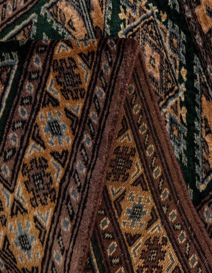 Detail image of 2' x 3'  Hand Knotted Bokhara Oriental Wool Rug