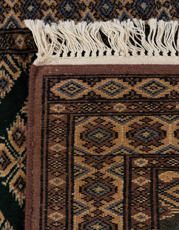 Detail image of 2' x 3' 2  Hand Knotted Bokhara Oriental Wool Rug