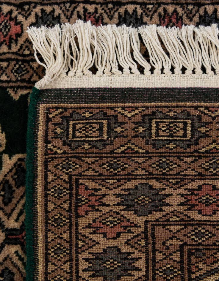 Detail image of 1' 11 x 3' 2  Hand Knotted Bokhara Oriental Wool Rug