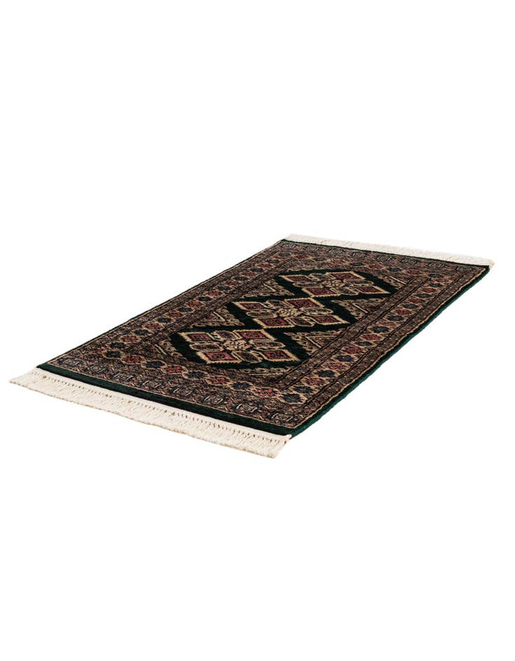 Detail image of 1' 11 x 3' 2  Hand Knotted Bokhara Oriental Wool Rug