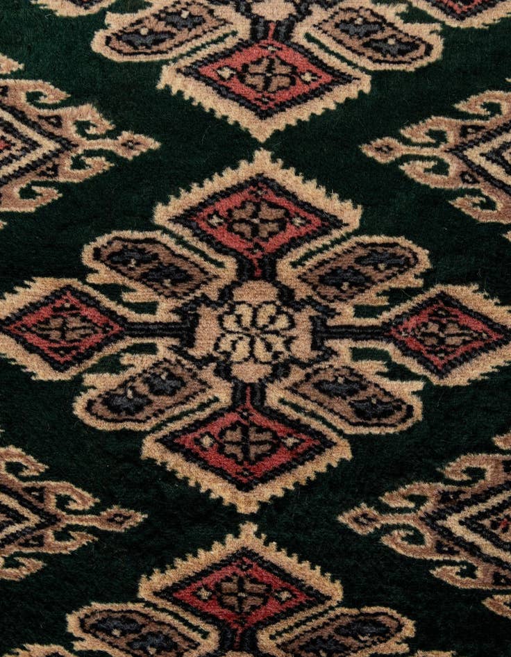 Detail image of 1' 11 x 3' 2  Hand Knotted Bokhara Oriental Wool Rug