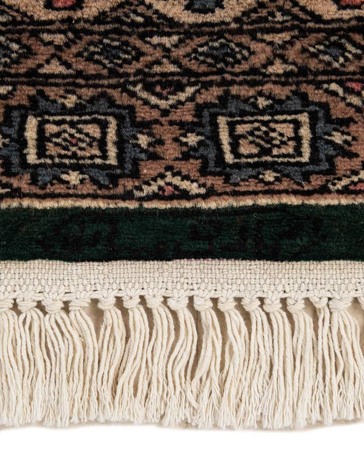 Detail image of 1' 11 x 3' 2  Hand Knotted Bokhara Oriental Wool Rug