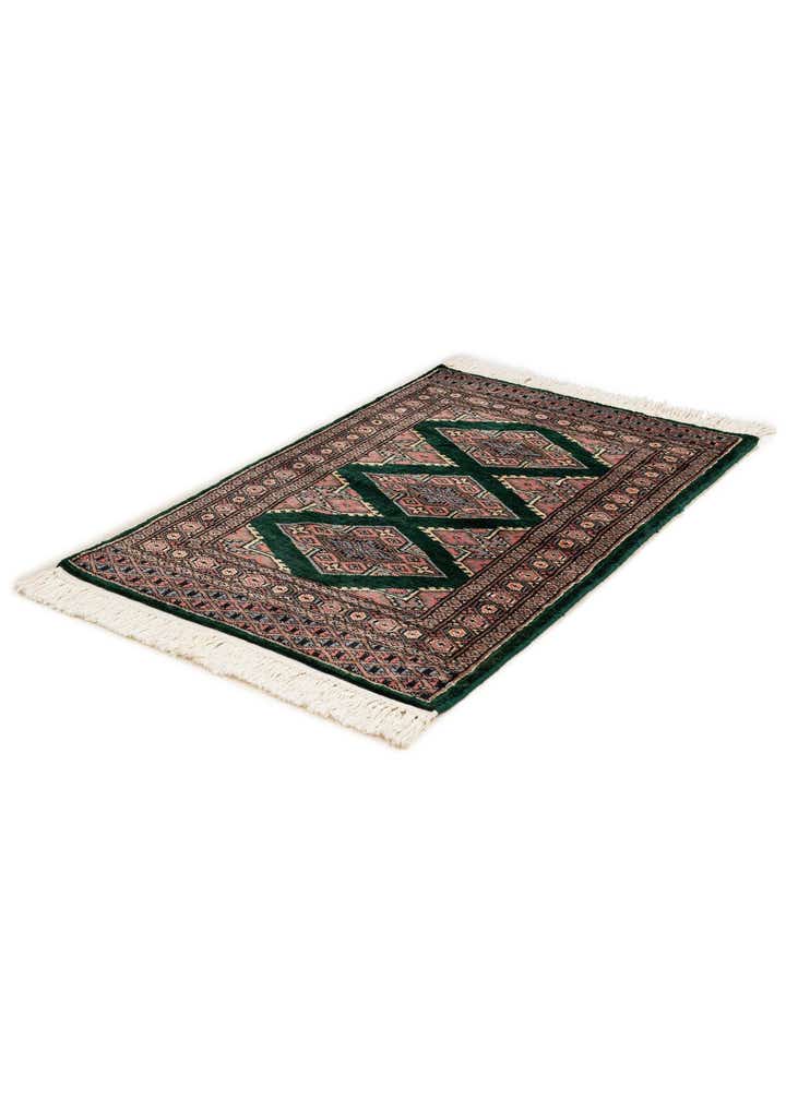 2' 1 x 3' 2 Hand Knotted Bokhara Oriental Wool Rug