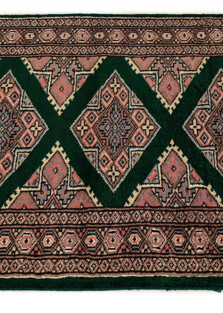 2' 1 x 3' 2 Hand Knotted Bokhara Oriental Wool Rug