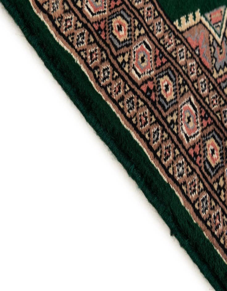 Detail image of 2' 1 x 3' 2  Hand Knotted Bokhara Oriental Wool Rug