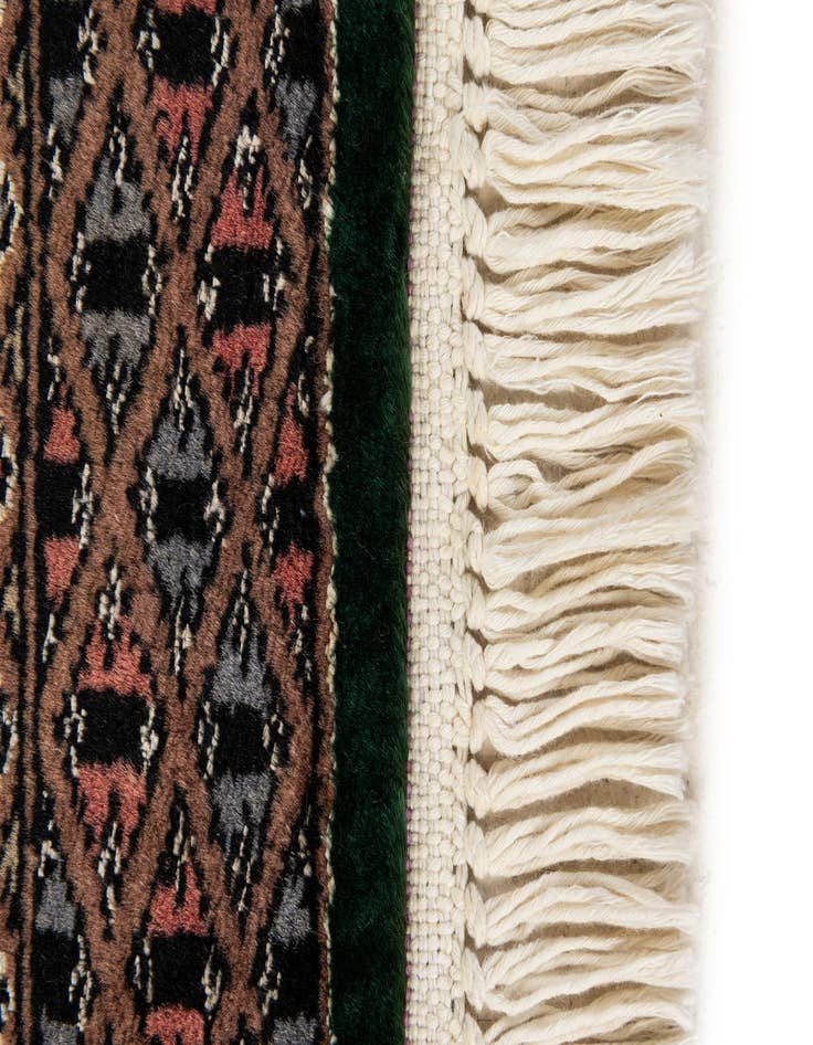 Detail image of 2' 1 x 3' 2  Hand Knotted Bokhara Oriental Wool Rug