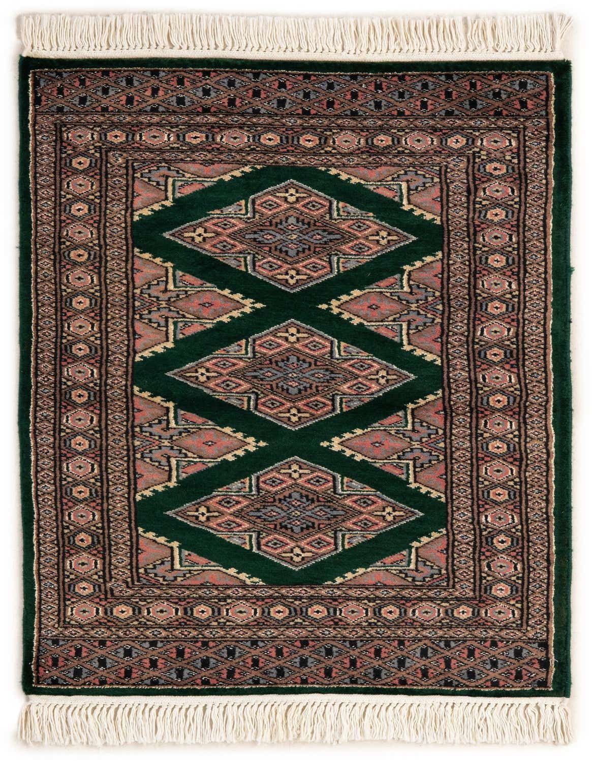 2' 1 x 3' 2 Hand Knotted Bokhara Oriental Wool Rug