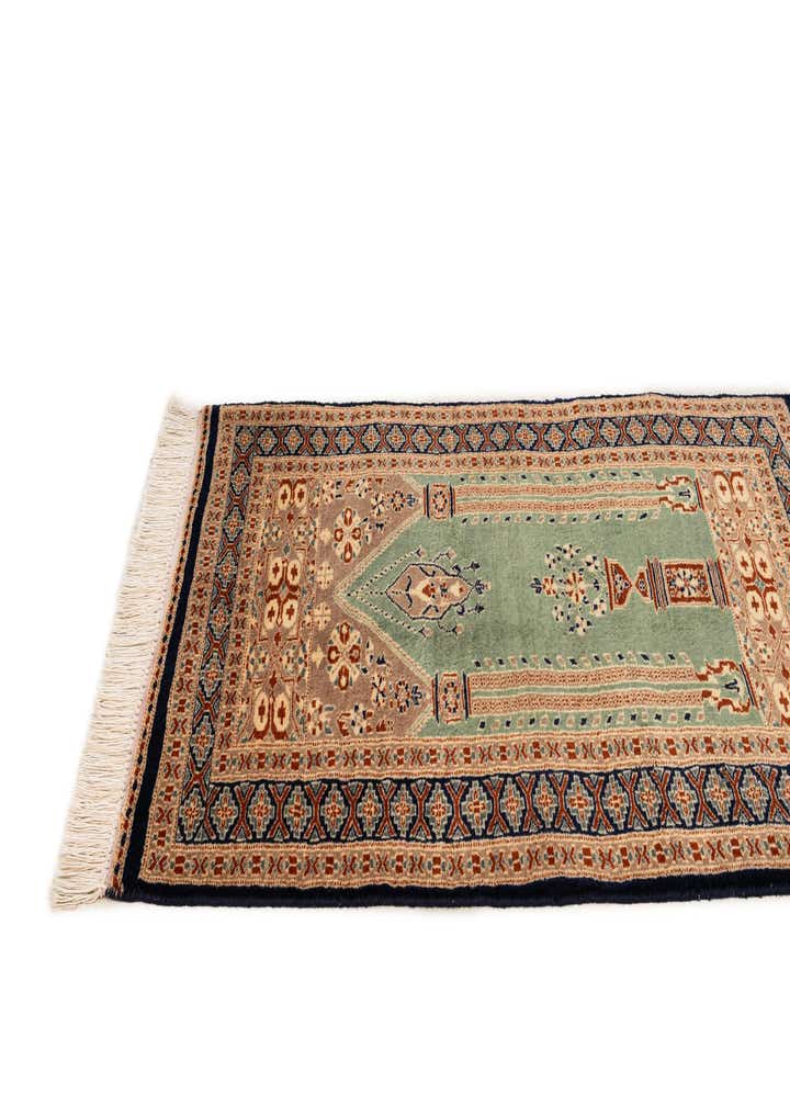 2' 9 x 4' 4 Hand Knotted Bokhara Oriental Wool Rug