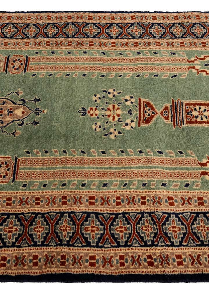 2' 9 x 4' 4 Hand Knotted Bokhara Oriental Wool Rug