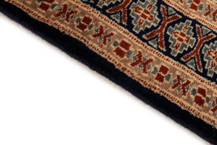 Detail image of 2' 9 x 4' 4 Hand Knotted Bokhara Oriental Wool Rug