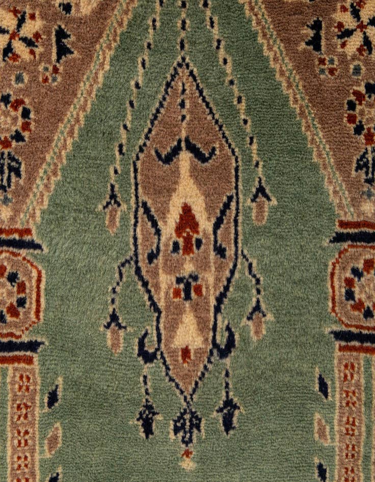 Detail image of 2' 9 x 4' 4  Hand Knotted Bokhara Oriental Wool Rug