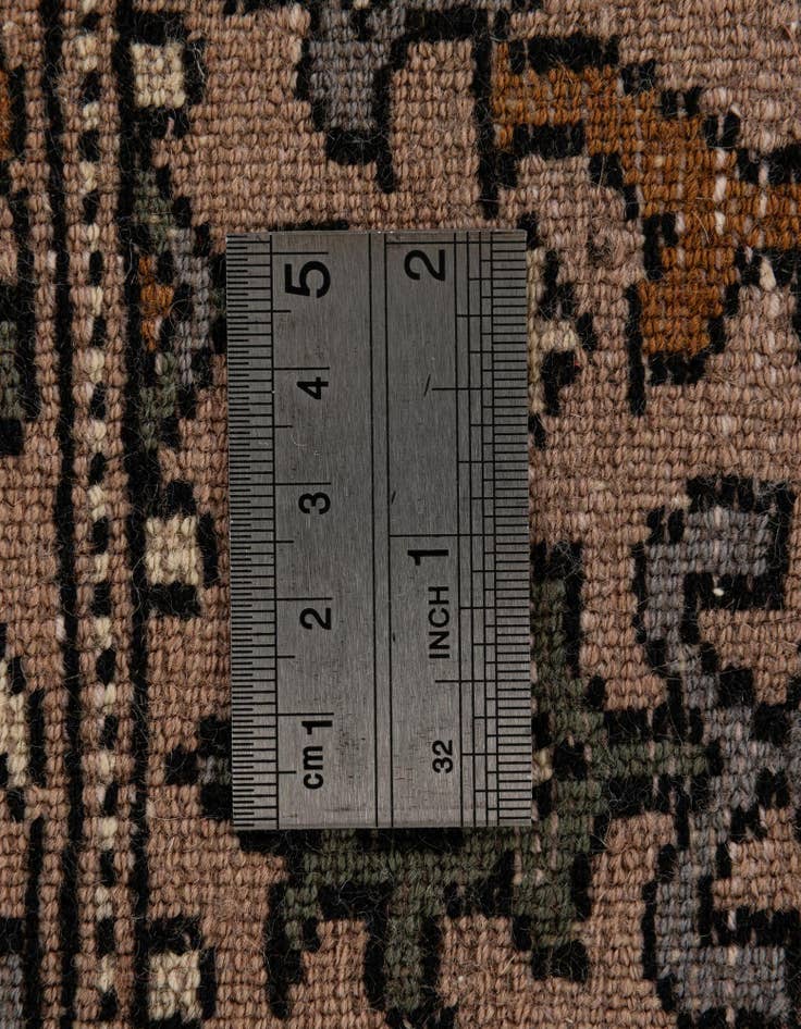 Detail image of 4' 1 x 6' 8  Hand Knotted Bokhara Oriental Wool Rug