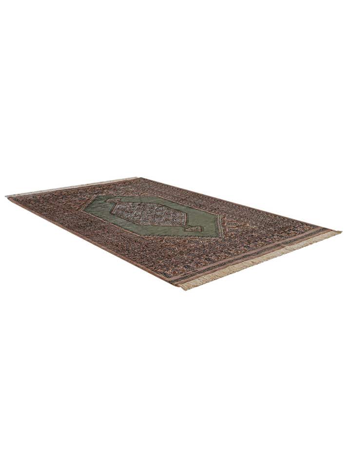 4' 1 x 6' 8 Hand Knotted Bokhara Oriental Wool Rug
