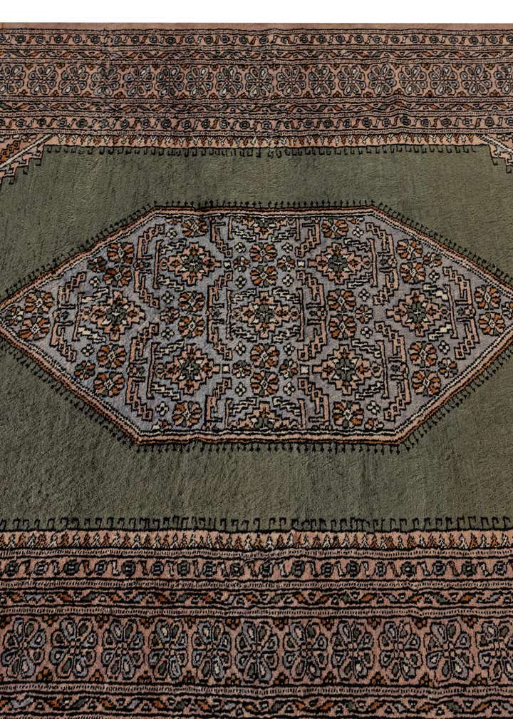 4' 1 x 6' 8 Hand Knotted Bokhara Oriental Wool Rug
