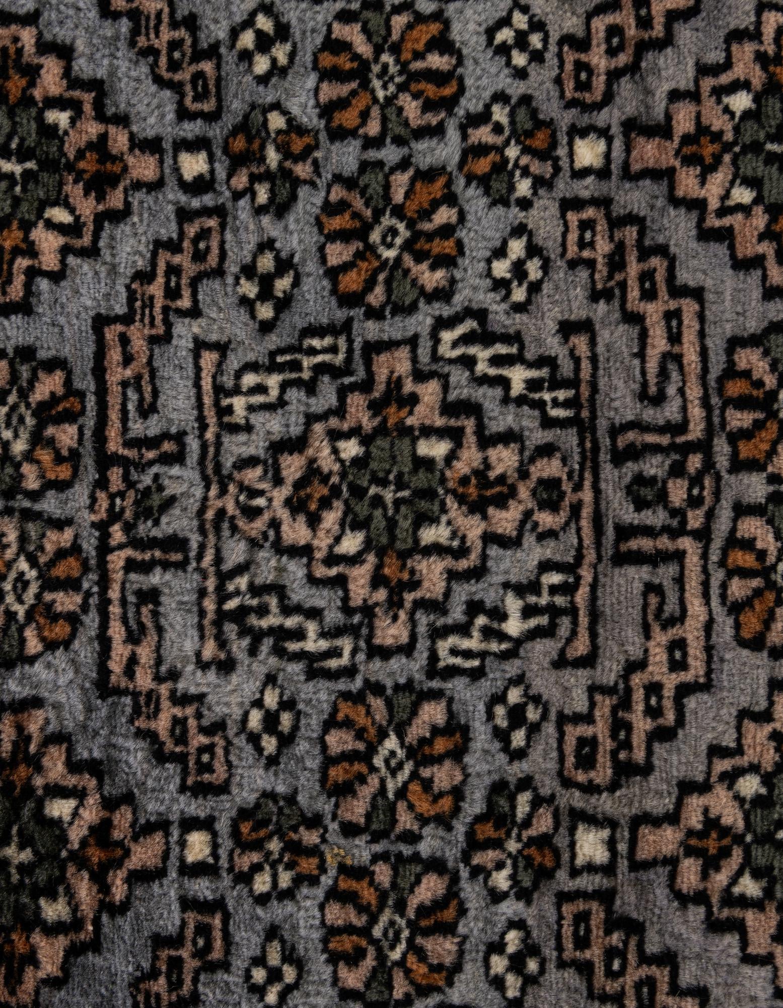 4' 1 x 6' 8 Hand Knotted Bokhara Oriental Wool Rug