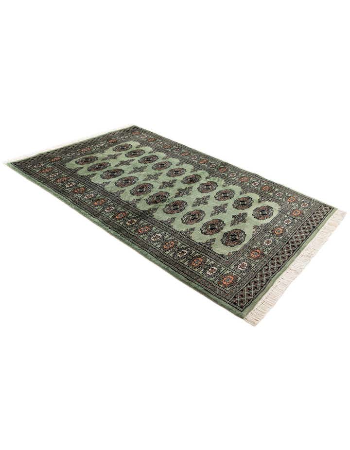 3' 1 x 4' 10 Hand Knotted Bokhara Oriental Wool Rug