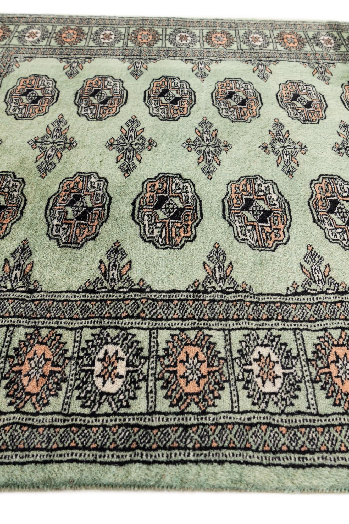 3' 1 x 4' 10 Hand Knotted Bokhara Oriental Wool Rug